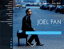 Tablet Screenshot of joelfanmusic.com